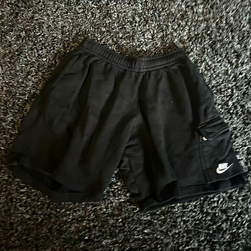 Nike men black cargo shorts - men's,