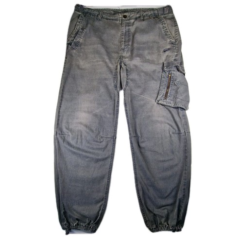 Nike denim cargo trousers - denim, w40