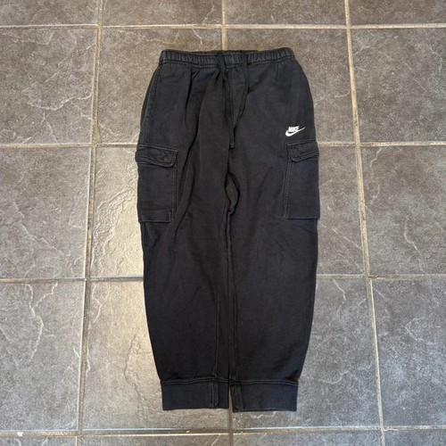 Nike black cargo joggers - m,
