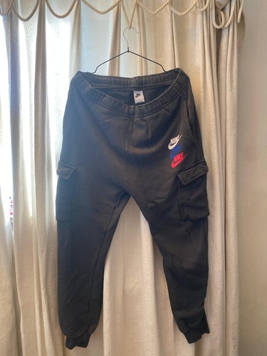 Mens grey nike cargo joggers - mens,